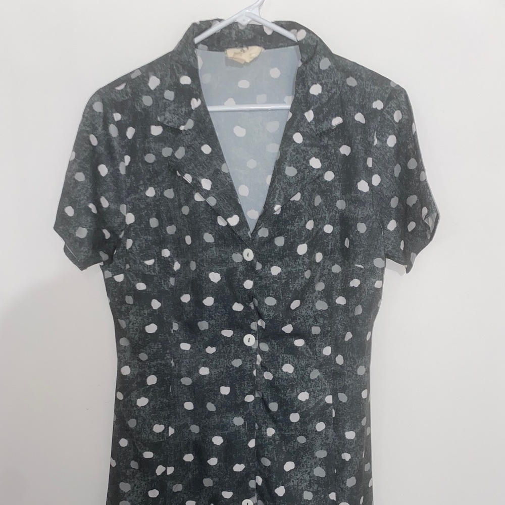 Sacred Hawk tea dress in polka dot